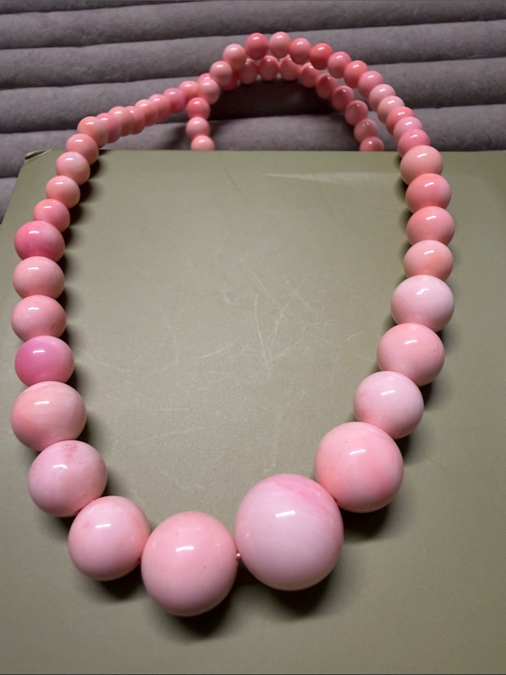 Pink queen conch shell Necklace - Brand  natural healing with certificate